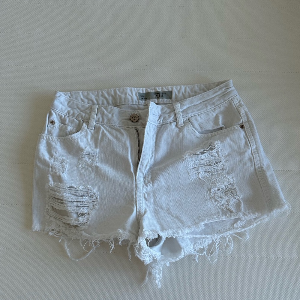 TOPSHOP PETITE JEAN SHORTS